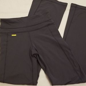Gray workout bootcut pants